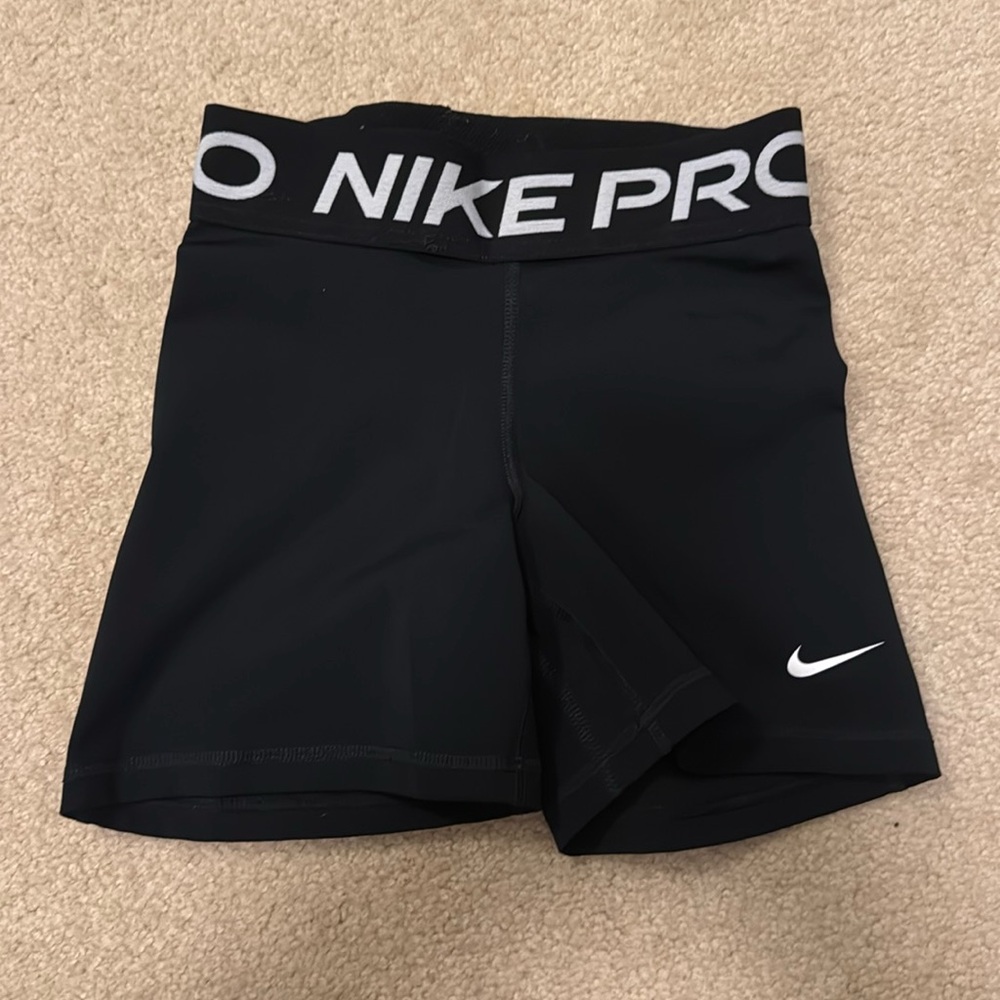 Nike Pro black athletic shorts